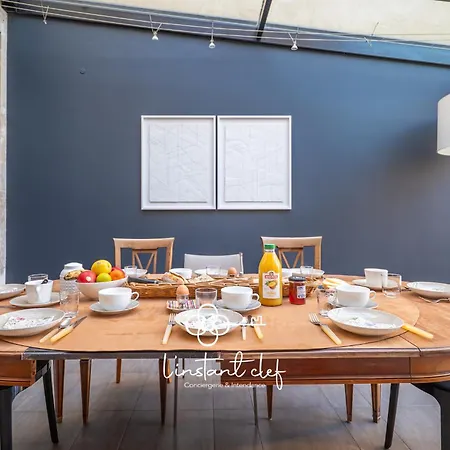 Σπίτι διακοπών Cocon Central, Chic Ideal 24h - Piano, Jardin, Bbq - L'instant Clef *